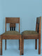 Oak Art Deco Amsterdam School Chairs 1920s. Set of 2