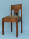 Oak Art Deco Amsterdam School Chairs 1920s. Set of 2