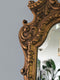 Art Deco Facet Cut Carved wooden Giltwood Penant Mirror