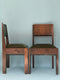 Art Deco Oak Dining Chairs By J.A. Muntendam For L.O.V. Oosterbeek 1920s. Set of 2