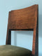 Art Deco Oak Dining Chairs By J.A. Muntendam For L.O.V. Oosterbeek 1920s. Set of 4