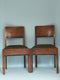 Art Deco Oak Dining Chairs By J.A. Muntendam For L.O.V. Oosterbeek 1920s. Set of 2