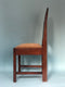 Burr Walnut Art Deco Amsterdam School Dining Chairs 1920s. Set of 4