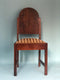 Burr Walnut Art Deco Amsterdam School Dining Chairs 1920s. Set of 4