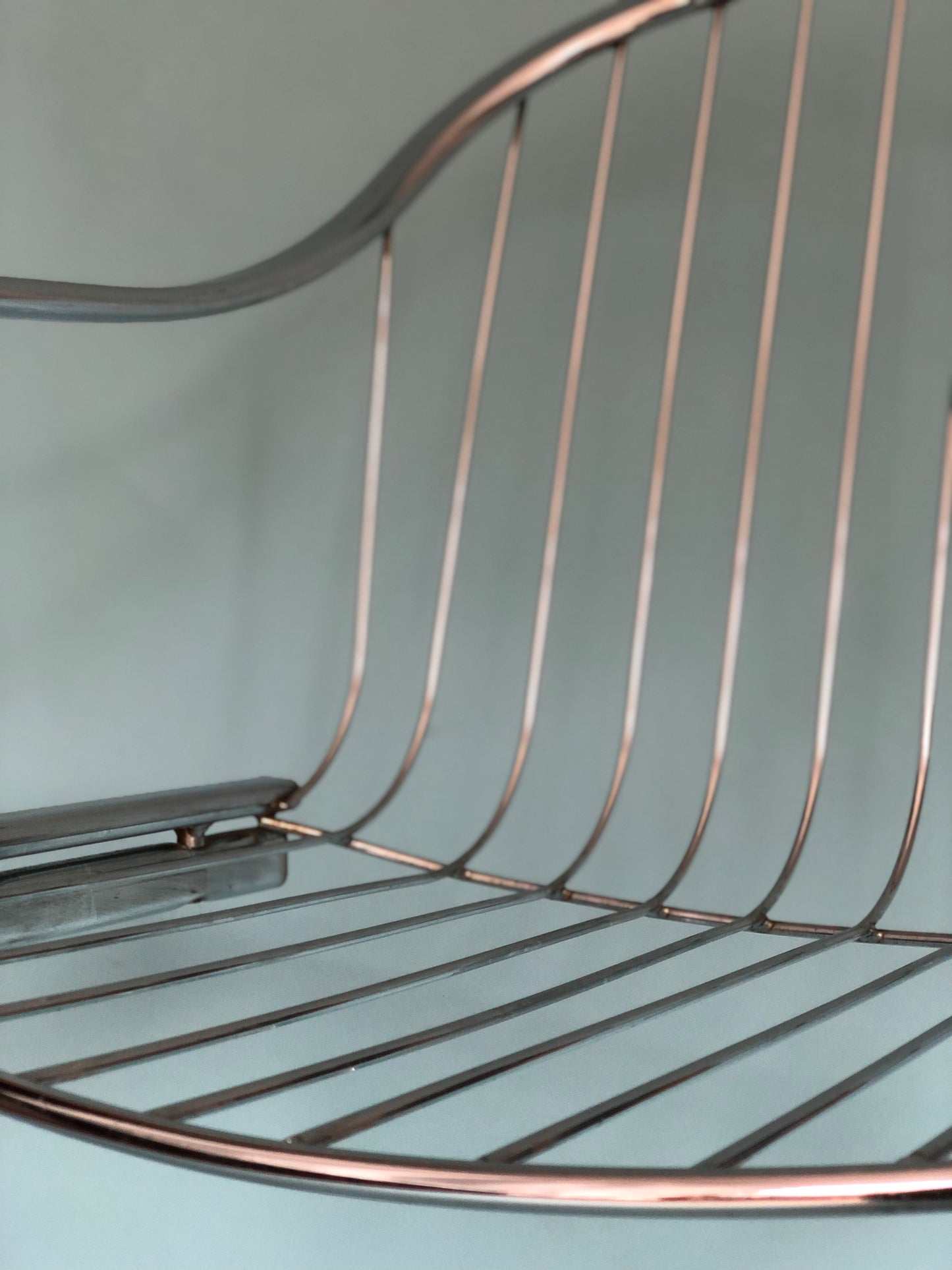 Chrome Vintage Armchair By Gastone Rinaldi For RIMA 1970s