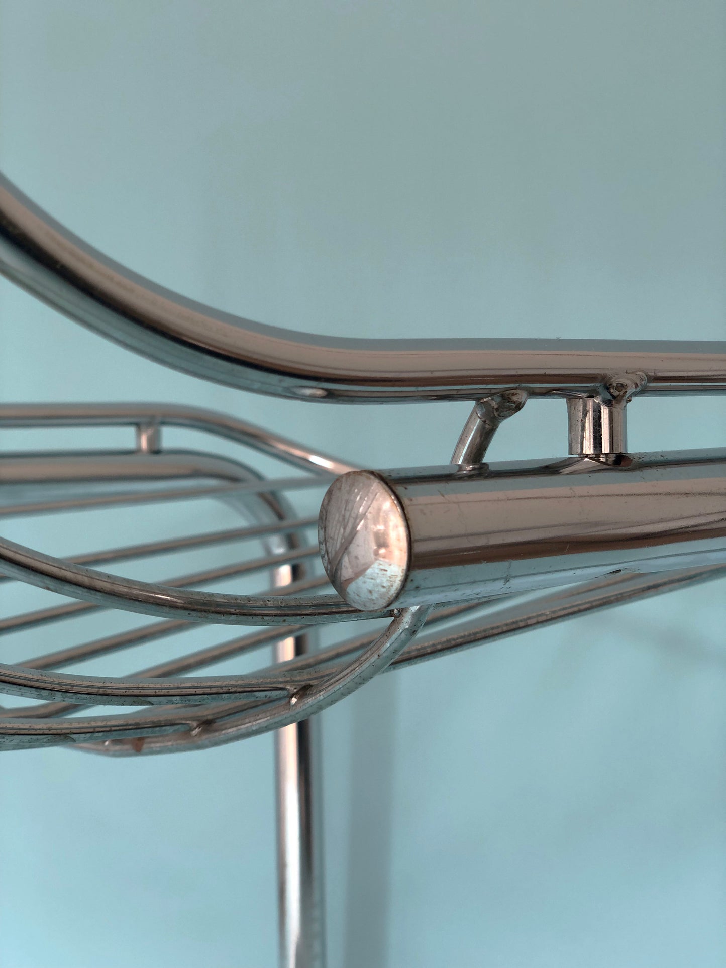 Chrome Vintage Dining Chairs By Gastone Rinaldi For RIMA Set Of 2