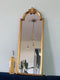 Deknudt Full Length Crested Giltwood Mirror 1970s