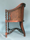 Edwardian Barley Twist Armchair With Cane 19th Century