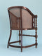 Edwardian Barley Twist Corner Chair With Cane Late 19th Century