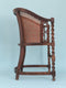 Edwardian Barley Twist Corner Chair With Cane Late 19th Century