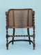 Edwardian Barley Twist Corner Chair With Cane Late 19th Century