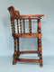 Edwardian Barley Twist Corner Chair With Cane Early 20th Century