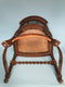 Edwardian Barley Twist Corner Chair With Cane Early 20th Century