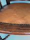 Edwardian Barley Twist Desk Chair With Leather 19th Century