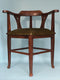 Edwardian Oak Corner Chair England 19th Century