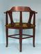 Edwardian Oak Corner Chair England 19th Century