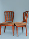 Elm Wood Louis XVI Chair 1780s. Set Of 2