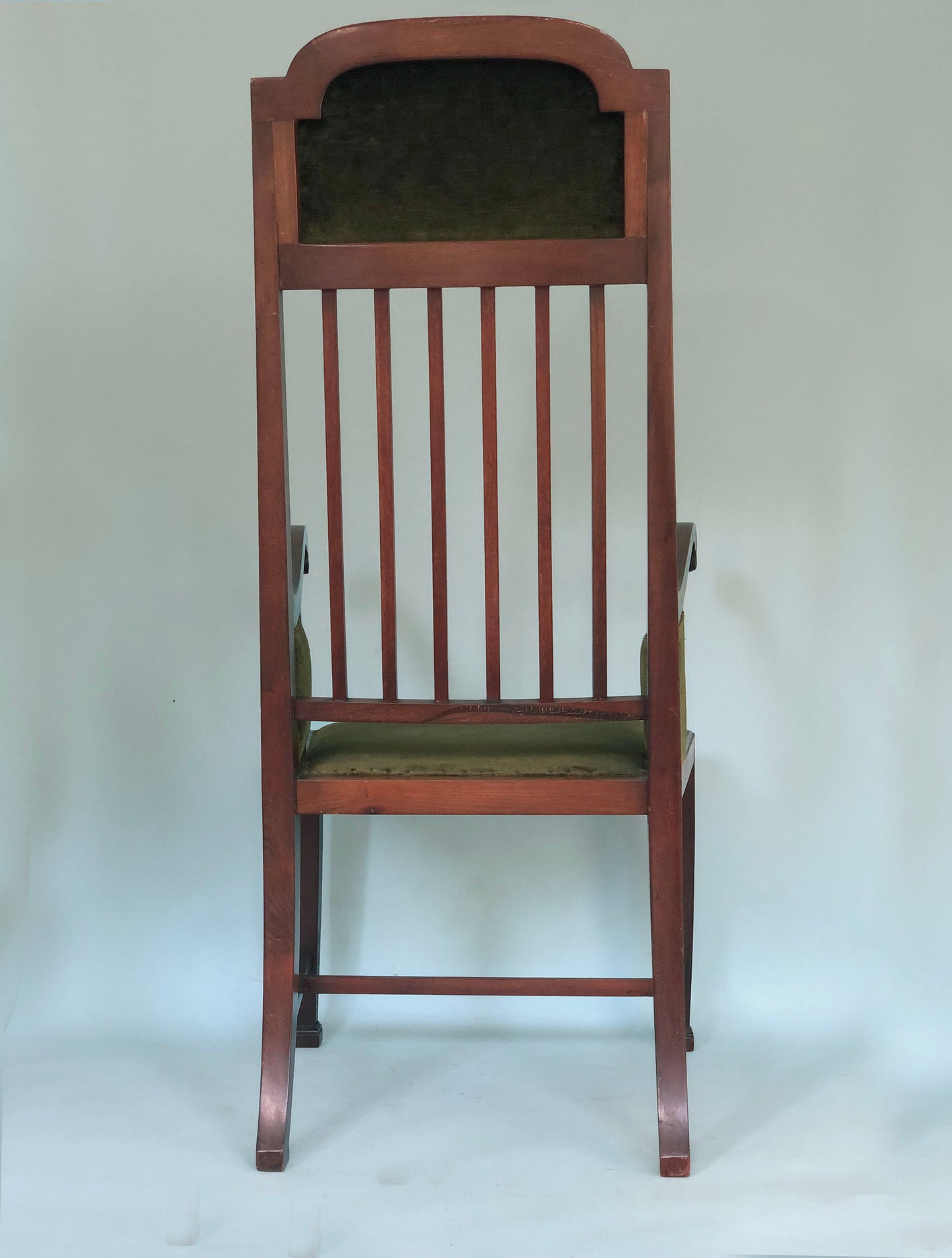 English Arts & Crafts High Back Armchair Mahogany Liberty & Co.1900