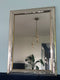 Hollywood Regency Deknudt Design Bevelled Frame Large Mirror 1980s