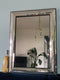 Reserved Hollywood Regency Deknudt Design Bevelled Frame Mirror 1980s