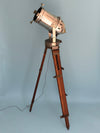 Industrial Theatre Floor Lamp On Tripod By Ernemann Werke 1930s