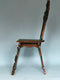 Italian Sgabello Chair Renaissance Style Late 19th Century