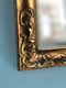 Large Art Deco Carved Giltwood Penant Mirror