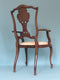 Victorian Mahogany Chippendale Revival Armchair Late 19th Century