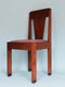 Mahogany Art Deco Haagse School Chairs by H. Wouda 1920s. Set of 2