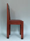 Mahogany Art Deco Haagse School Chairs by H. Wouda 1920s. Set of 2