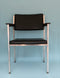 Metal Alloy Armchairs In Wenge And Skai 1970s. Set Of 2