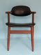 Mid Century Teak Cowhorn Chair Tijsseling 1960s