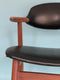 Mid Century Teak Cowhorn Chair Tijsseling 1960s