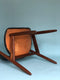 Mid Century Teak Cowhorn Chair Tijsseling 1960s