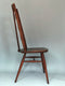 Mid Century Walnut Ladderback Dining Chairs Lucian Ercolani for Ercol England Set of 2