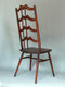 Mid Century Walnut Ladderback Dining Chairs Lucian Ercolani for Ercol England Set of 2