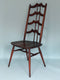 Mid Century Walnut Ladderback Dining Chairs Lucian Ercolani for Ercol England Set of 5