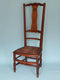 Oak Antique High Back Chair Holland 1920s