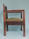 Oak Art Deco Amsterdam School Armchair 1920s.