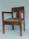 Oak Art Deco Amsterdam School Armchair 1920s.