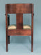 Oak Art Deco Amsterdam School Armchair 1920s.