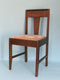 Oak Art Deco Amsterdam School Dining Chairs 1920s. Set of 4