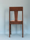 Oak Art Deco Amsterdam School Dining Chairs 1920s. Set of 4