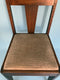 Oak Art Deco Amsterdam School Dining Chairs 1920s. Set of 4