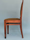 Oak Art Deco Amsterdam School Chairs 1920s. Set of 4