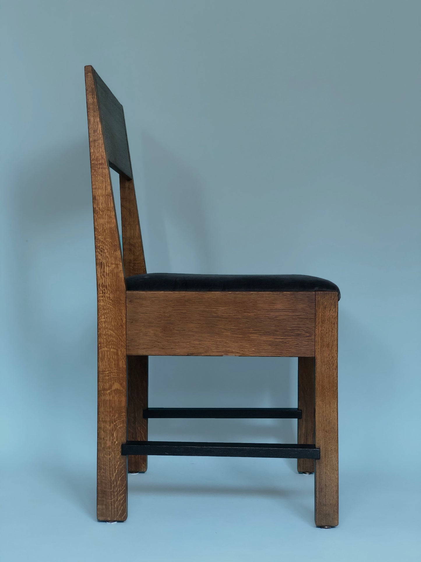 Oak Art Deco Chair L.O.V. Oosterbeek 1920s. Set Of 2