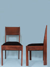 Oak Art Deco Design Chairs By J.A. Muntendam For L.O.V. Oosterbeek 1920s.Set of 2