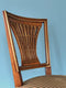 Set of 2 Beech Wood Gilded Chairs From 1950