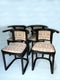 Reserved Set of 4 Josef Hoffmann Cabaret Fledermaus Dining Chairs For Wittmann Austria