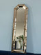 Spanish Handcrafted Small Mirror Hollywood Regency 1980s